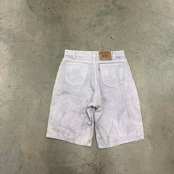 Vintage 90s USA made orange tab Levi's 550 jorts‎ - Picture 1 of 8